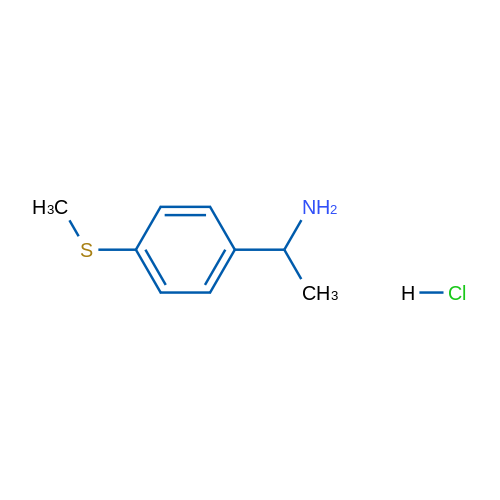 1-[4-(Methylsulfanyl)phenyl]ethan-1-amine hydrochloride 5g