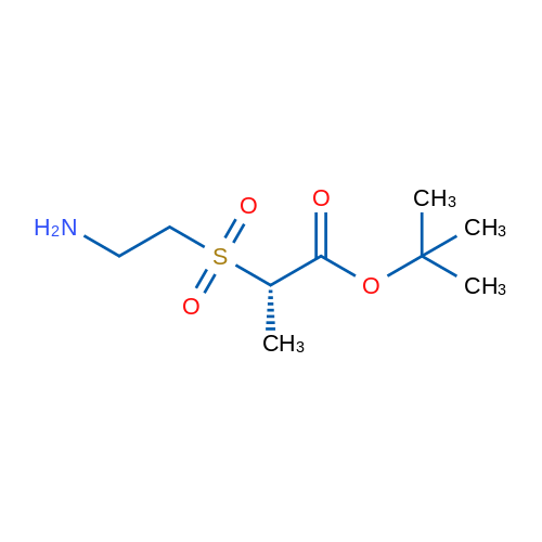 tert-Butyl (2S)-2-(2-aminoethanesulfonyl)propanoate 1g