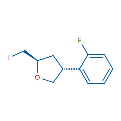 (2R,4R)-4-(2-Fluorophenyl)-2-(iodomethyl)oxolane 1g