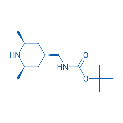 tert-Butyl N-{[(2R,4r,6S)-2,6-dimethylpiperidin-4-yl]methyl}carbamate 1g