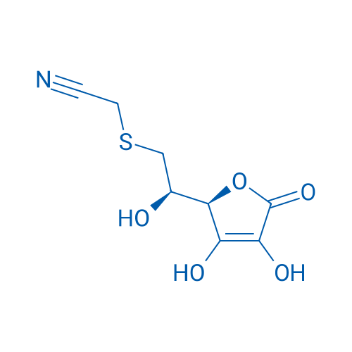 2-{[(2R)-2-[(2R)-3,4-dihydroxy-5-oxo-2,5-dihydrofuran-2-yl]-2-hydroxyethyl]sulfanyl}acetonitrile 1g