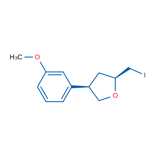 (2S,4R)-2-(Iodomethyl)-4-(3-methoxyphenyl)oxolane 1g