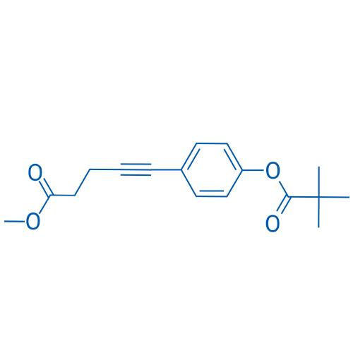 Methyl 5-(4-(pivaloyloxy)phenyl)pent-4-ynoate 250mg