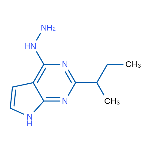 2-(Butan-2-yl)-4-hydrazinyl-7H-pyrrolo[2,3-d]pyrimidine 1g