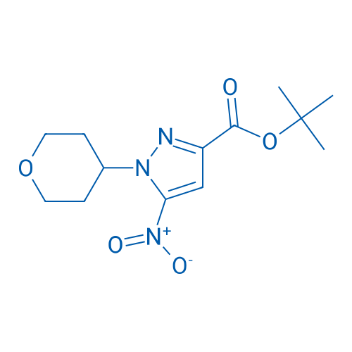 tert-Butyl 5-nitro-1-(oxan-4-yl)-1H-pyrazole-3-carboxylate 1g