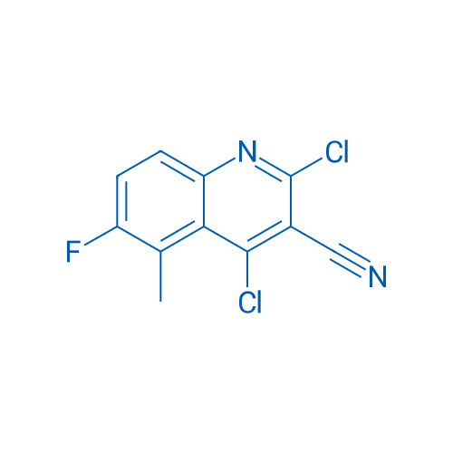2,4-Dichloro-6-fluoro-5-methylquinoline-3-carbonitrile 1g