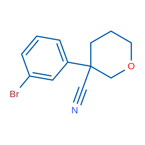 3-(3-Bromophenyl)oxane-3-carbonitrile 1g