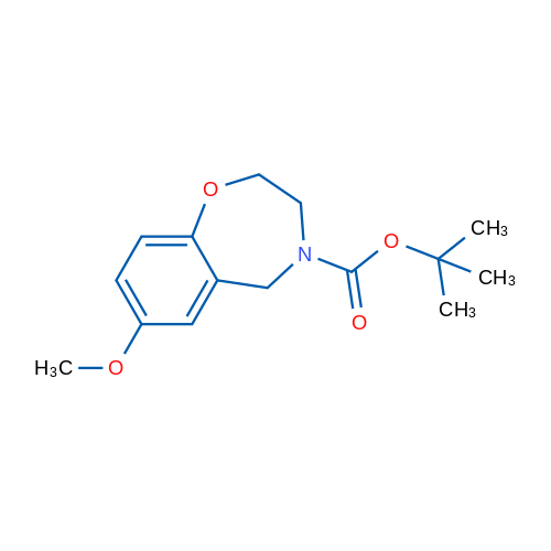 tert-Butyl 7-methoxy-2,3,4,5-tetrahydro-1,4-benzoxazepine-4-carboxylate 1g