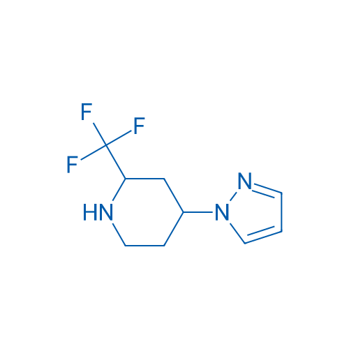 4-(1H-Pyrazol-1-yl)-2-(trifluoromethyl)piperidine 1g