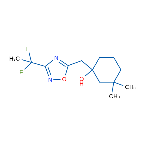 1-{[3-(1,1-difluoroethyl)-1,2,4-oxadiazol-5-yl]methyl}-3,3-dimethylcyclohexan-1-ol 1g