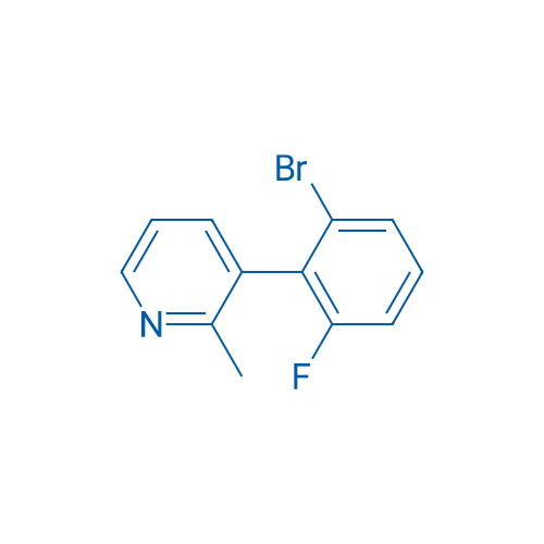 3-(2-Bromo-6-fluorophenyl)-2-methylpyridine 1g