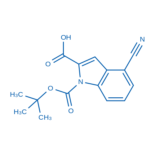 1-[(tert-Butoxy)carbonyl]-4-cyano-1H-indole-2-carboxylic acid 1g