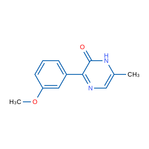 3-(3-Methoxyphenyl)-6-methyl-1,2-dihydropyrazin-2-one 1g