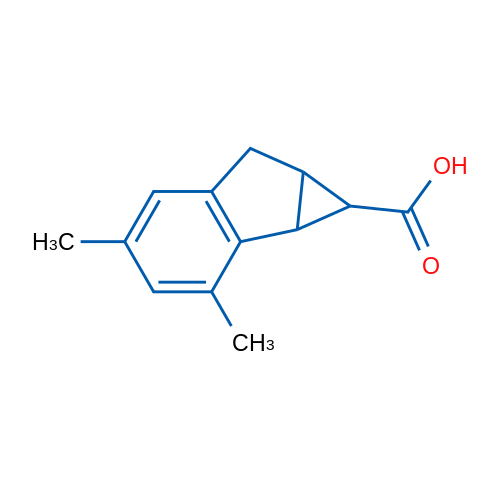 2,4-Dimethyl-1H,1aH,6H,6aH-cyclopropa[a]indene-1-carboxylic acid 1g