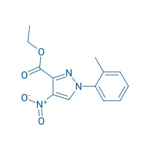 Ethyl 1-(2-methylphenyl)-4-nitro-1H-pyrazole-3-carboxylate 1g