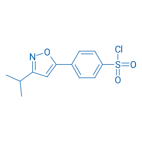 4-[3-(Propan-2-yl)-1,2-oxazol-5-yl]benzene-1-sulfonyl chloride 1g
