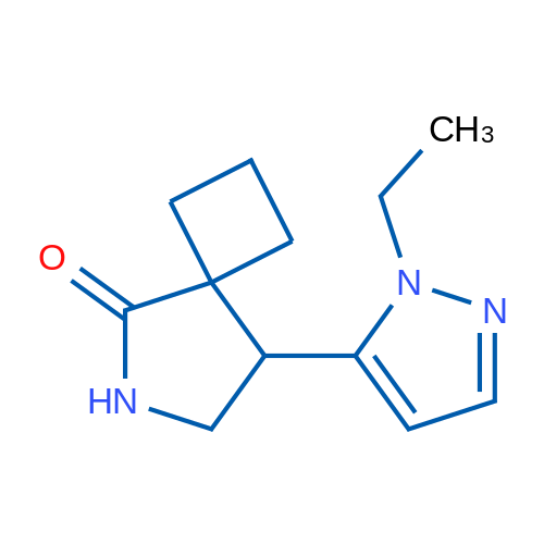 8-(1-Ethyl-1H-pyrazol-5-yl)-6-azaspiro[3.4]octan-5-one 1g