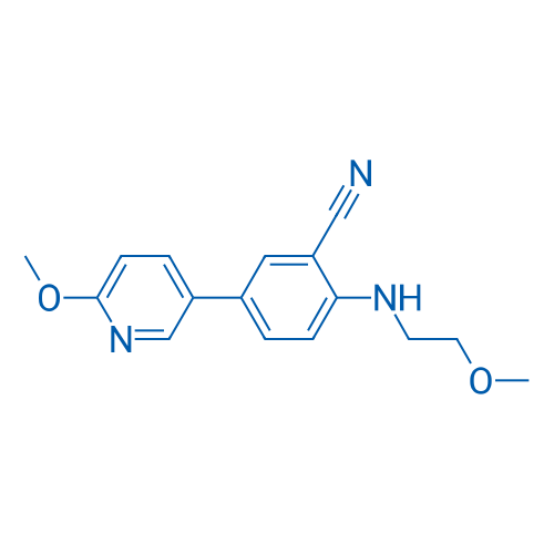 2-[(2-Methoxyethyl)amino]-5-(6-methoxypyridin-3-yl)benzonitrile 5g