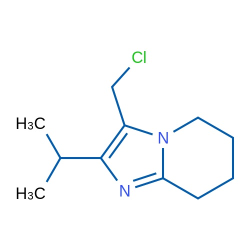 3-(Chloromethyl)-2-(propan-2-yl)-5H,6H,7H,8H-imidazo[1,2-a]pyridine 1g
