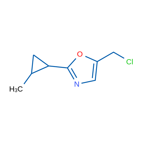 5-(Chloromethyl)-2-(2-methylcyclopropyl)-1,3-oxazole 1g