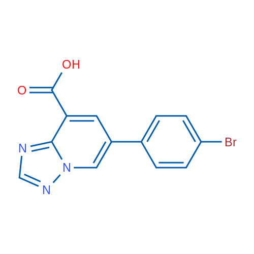 6-(4-Bromophenyl)-[1,2,4]triazolo[1,5-a]pyridine-8-carboxylic acid 1g