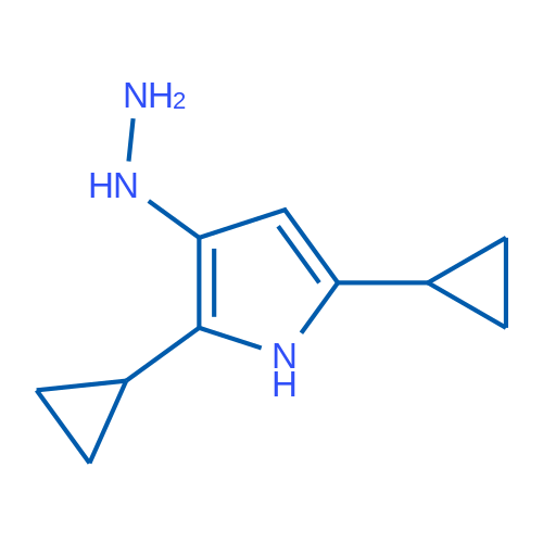 2,5-Dicyclopropyl-3-hydrazinyl-1H-pyrrole 1g