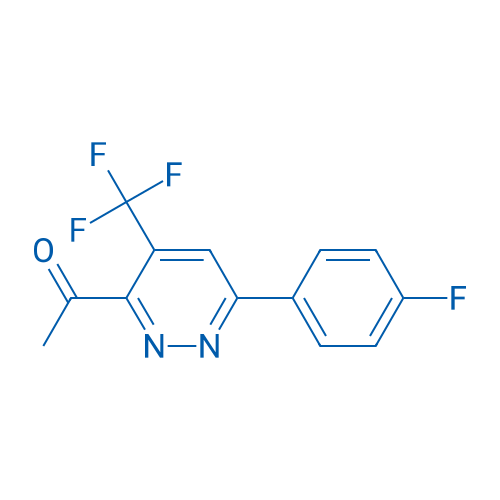 1-[6-(4-Fluorophenyl)-4-(trifluoromethyl)pyridazin-3-yl]ethan-1-one 1g