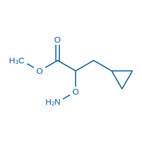 Methyl 2-(aminooxy)-3-cyclopropylpropanoate 1g
