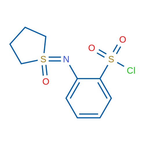 2-[(1-Oxo-1lambda6-thiolan-1-ylidene)amino]benzene-1-sulfonyl chloride 1g