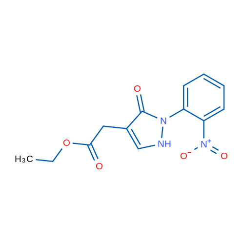 Ethyl 2-[2-(2-nitrophenyl)-3-oxo-2,3-dihydro-1H-pyrazol-4-yl]acetate 1g
