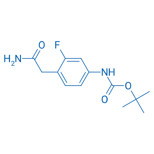 tert-Butyl N-[4-(carbamoylmethyl)-3-fluorophenyl]carbamate 1g