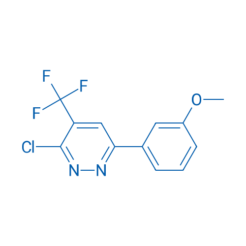 3-Chloro-6-(3-methoxyphenyl)-4-(trifluoromethyl)pyridazine 1g