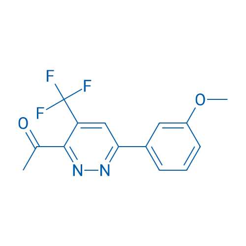 1-[6-(3-Methoxyphenyl)-4-(trifluoromethyl)pyridazin-3-yl]ethan-1-one 1g