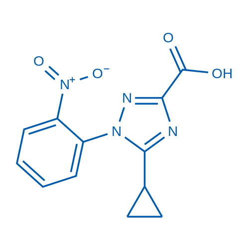 5-Cyclopropyl-1-(2-nitrophenyl)-1H-1,2,4-triazole-3-carboxylic acid 1g