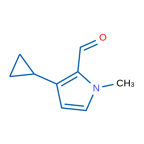 3-Cyclopropyl-1-methyl-1H-pyrrole-2-carbaldehyde 1g