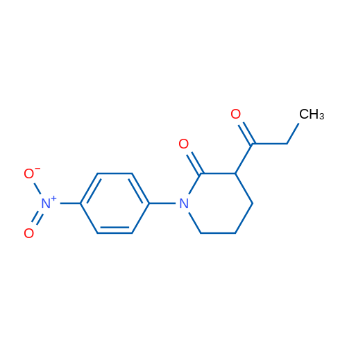 1-(4-Nitrophenyl)-3-propanoylpiperidin-2-one 1g