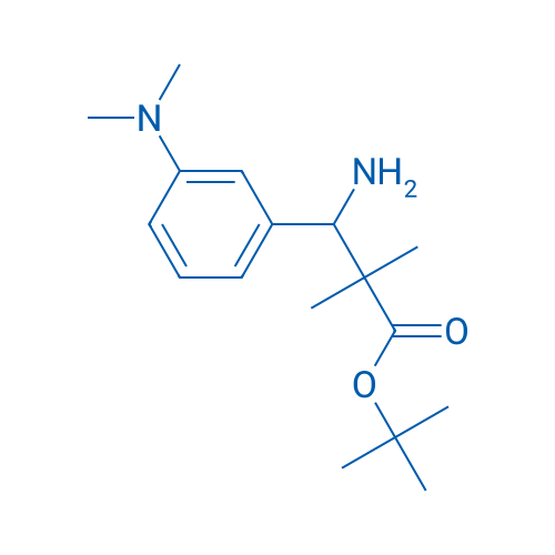 tert-Butyl 3-amino-3-[3-(dimethylamino)phenyl]-2,2-dimethylpropanoate 1g