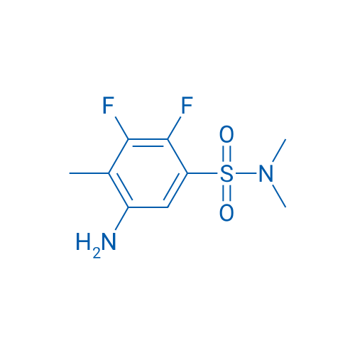 5-Amino-2,3-difluoro-N,N,4-trimethylbenzene-1-sulfonamide 1g