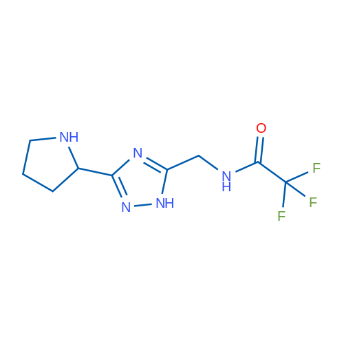 2,2,2-Trifluoro-N-{[3-(pyrrolidin-2-yl)-1H-1,2,4-triazol-5-yl]methyl}acetamide 1g