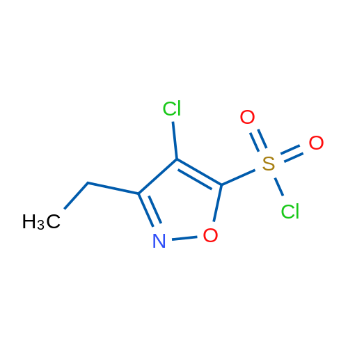 4-Chloro-3-ethyl-1,2-oxazole-5-sulfonyl chloride 1g