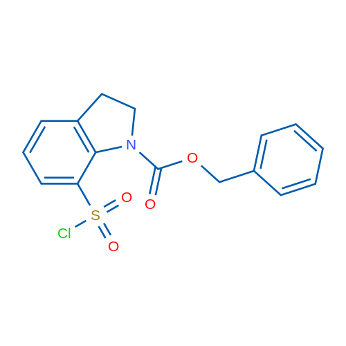 Benzyl 7-(chlorosulfonyl)-2,3-dihydro-1H-indole-1-carboxylate 1g