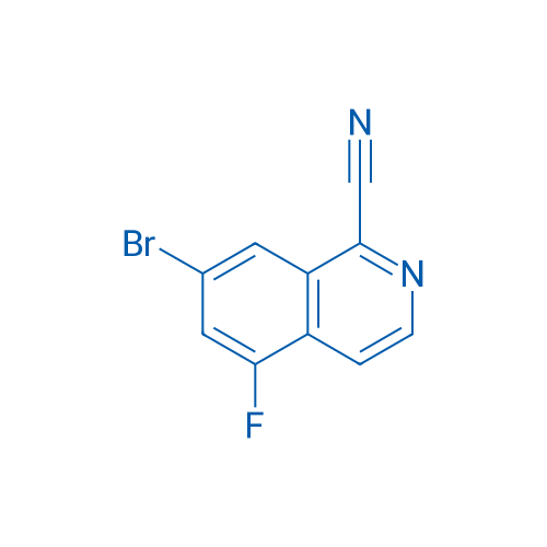 7-Bromo-5-fluoroisoquinoline-1-carbonitrile 1g