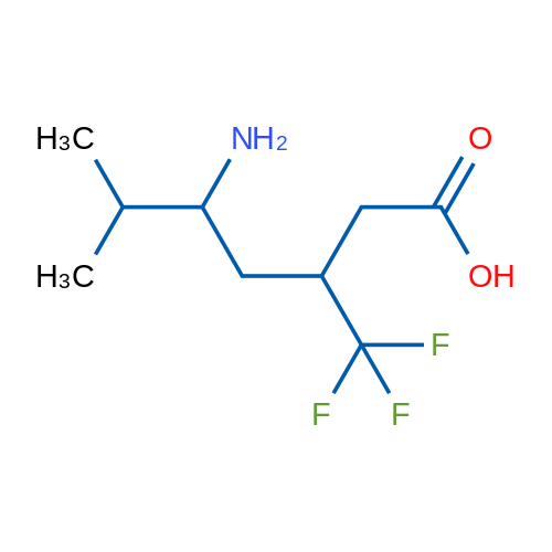 5-Amino-6-methyl-3-(trifluoromethyl)heptanoic acid 1g