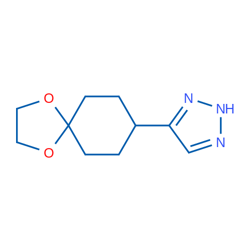 4-{1,4-dioxaspiro[4.5]decan-8-yl}-2H-1,2,3-triazole 1g