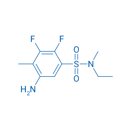 5-Amino-N-ethyl-2,3-difluoro-N,4-dimethylbenzene-1-sulfonamide 1g