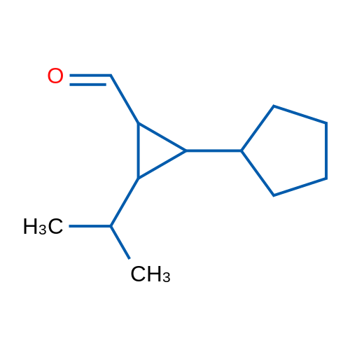 2-Cyclopentyl-3-(propan-2-yl)cyclopropane-1-carbaldehyde 1g