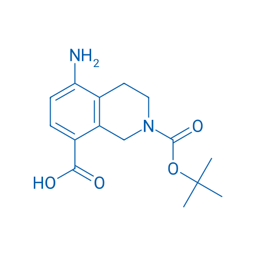 5-Amino-2-(tert-butoxycarbonyl)-1,2,3,4-tetrahydroisoquinoline-8-carboxylic acid 100mg