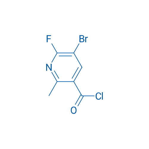 5-Bromo-6-fluoro-2-methylpyridine-3-carbonyl chloride 1g