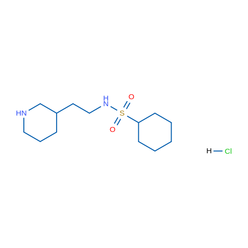 N-[2-(Piperidin-3-yl)ethyl]cyclohexanesulfonamide hydrochloride 1g