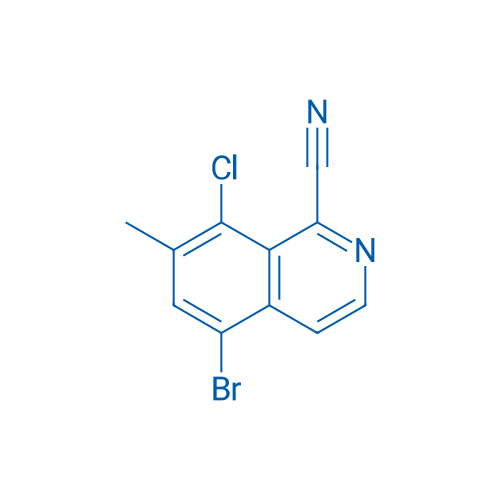 5-Bromo-8-chloro-7-methylisoquinoline-1-carbonitrile 1g